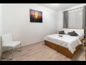 Апартаменты Lux 1 - heated pool: A1(4), A4(4) Марина - Ривьера Трогир  - Апартамент - A4(4): спальная комната