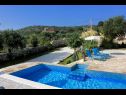 Дома дял отдыха Stone&Olive - with pool: H(5+1) Марина - Ривьера Трогир  - Хорватия - бассейн