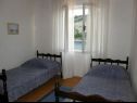 Апартаменты Ljubi - 20 m from beach: A1(4+1), A2 Crveni(2+2), A3 Zeleni(2+2) Винишче - Ривьера Трогир  - Апартамент - A1(4+1): спальная комната