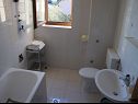 Апартаменты MiMa - 150 m from the beach: A1(2+2), A3(5), A2(2+2) Сушица - Остров Углян  - Апартамент - A1(2+2): ванная комната с туалетом