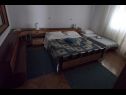 Апартаменты Mili- 50 m from beach and economical A1(6) Сутомишчица - Остров Углян  - Апартамент - A1(6): спальная комната