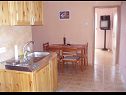 Апартаменты Dubravko - 5 m from beach : A1 Bepina (2+2), A2 Keko(2+2) Масленица - Задар Ривьера  - Апартамент - A2 Keko(2+2): кухня и столовая