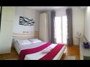 Апартаменты Vlatkica - 10 m from beach: A1 Vlatkica(4), A2 Lea(4) Масленица - Задар Ривьера  - Апартамент - A1 Vlatkica(4): спальная комната