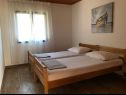 Апартаменты Petar - 30 m from sandy beach: A1(6+1), A2(4), SA3(2) Нин - Задар Ривьера  - Апартамент - A1(6+1): спальная комната