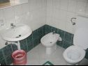 Апартаменты Kuzma - afordable A1(2+2), A2(3), SA3(2) Нин - Задар Ривьера  - Апартамент - A1(2+2): ванная комната с туалетом