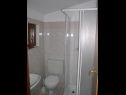Апартаменты Kuzma - afordable A1(2+2), A2(3), SA3(2) Нин - Задар Ривьера  - Апартамент - A2(3): ванная комната с туалетом