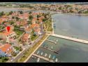 Апартаменты Bosko - 30m from the sea with parking: A1(2+1), SA2(2), A3(2+1), A4(4+1) Нин - Задар Ривьера  - дом