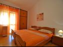 Апартаменты Velebit - 130m to the beach: A1(5+1), A2(7) Стариград-Пакленица - Задар Ривьера  - Апартамент - A2(7): спальная комната