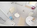 Апартаменты Mladen - family friendly & amazing location: A1(5), A2(2), A3(3+1) Врси - Задар Ривьера  - Апартамент - A3(3+1): ванная комната с туалетом