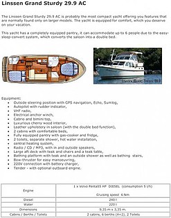 Моторное судно - Linssen Grand Sturdy 29,9 AC (code:TOR 19) - Задар - Задар Ривьера  - Хорватия