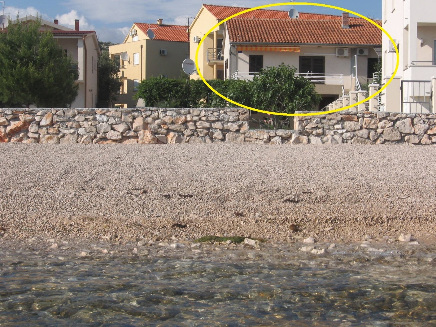 Апартаменты Mira - 20 m from pebble beach: A1(4+1), A2(4) Жаборич - Шибеник Ривьера 